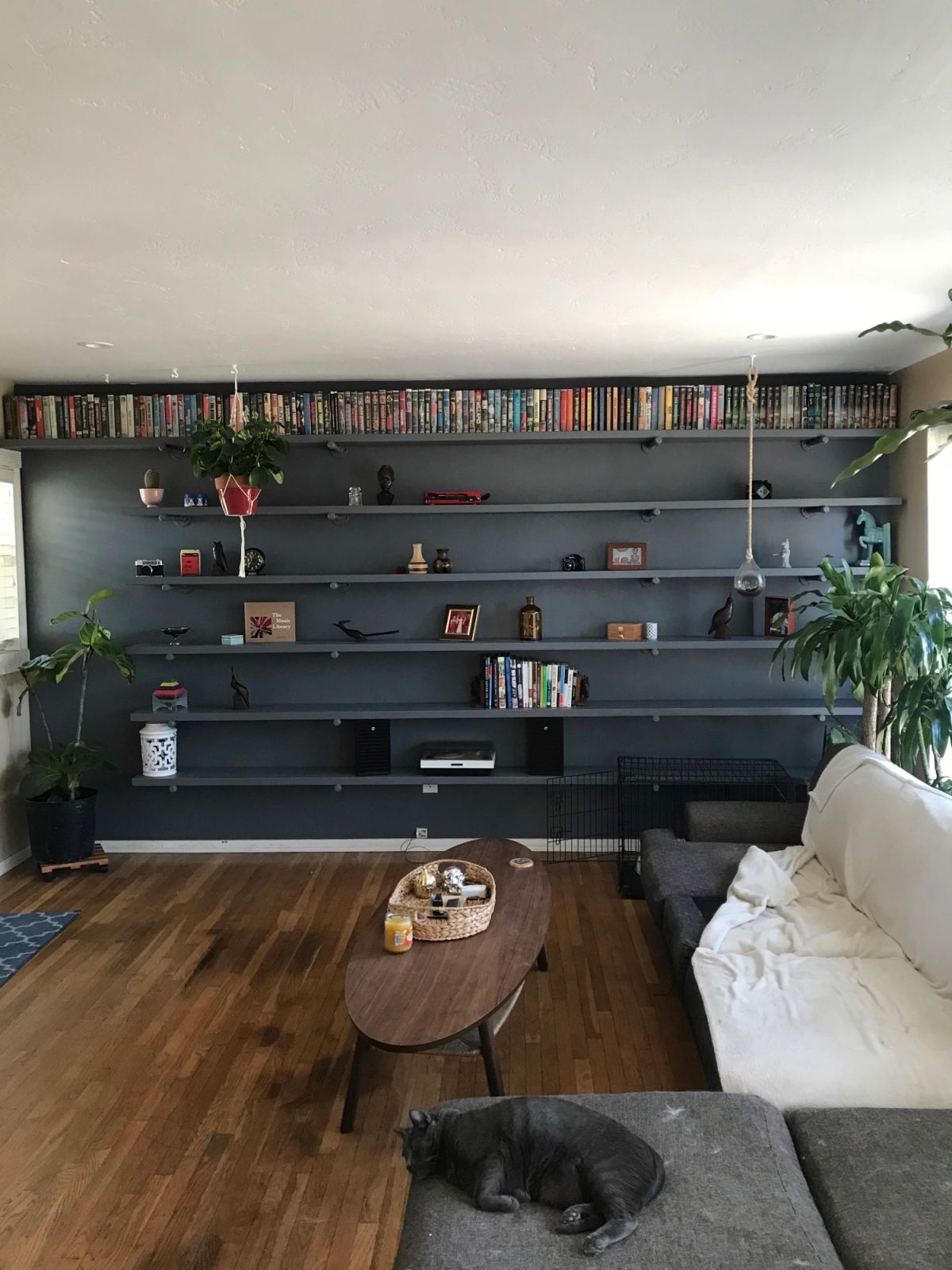Built-in bookcase project by JT Restoration