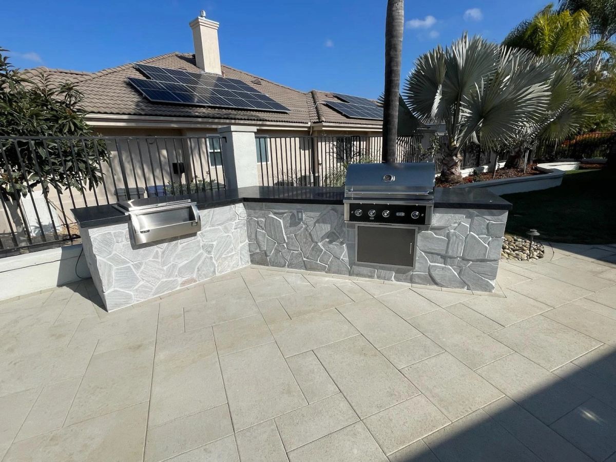 Outdoor BBQ remodel project