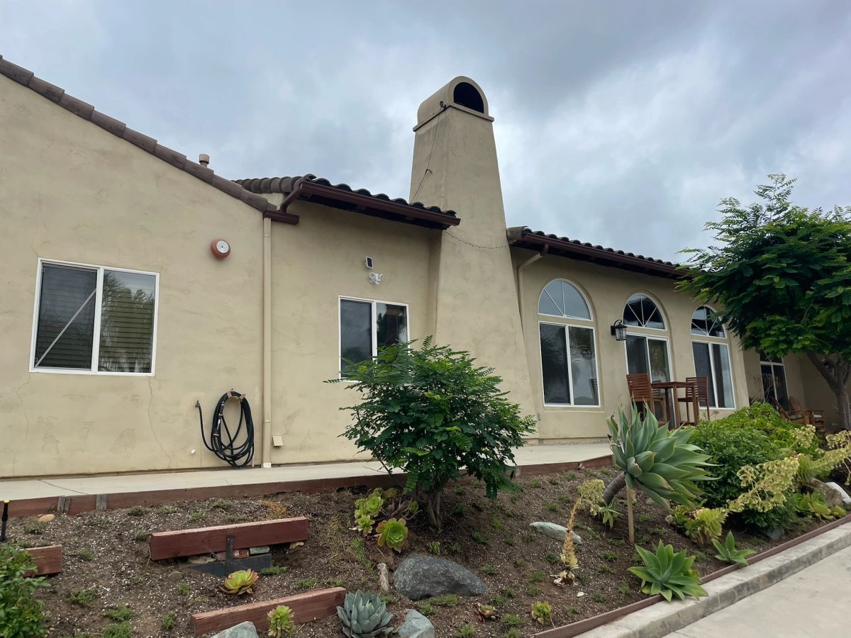 Exterior stucco finish project